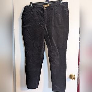 Democracy Black Corduroy Trousers